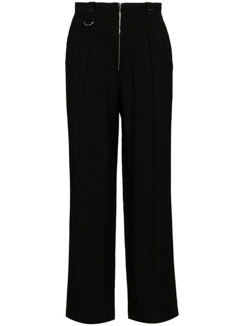 Maltine high-waisted trousers - Black