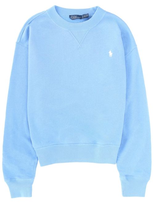 Blue Logo Crew Neck Sweatshirt