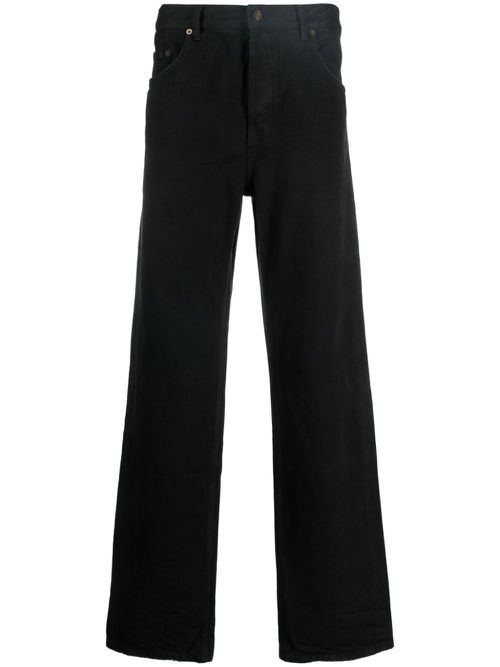 Mid-rise loose jeans - Black