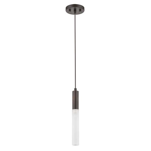 Antique Bronze One Light Pendant from the Cavaletto Collection