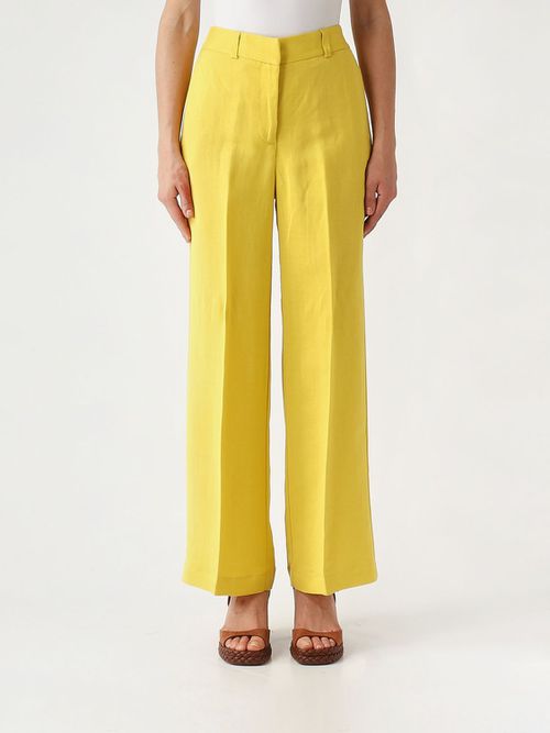 Pants Woman color Yellow