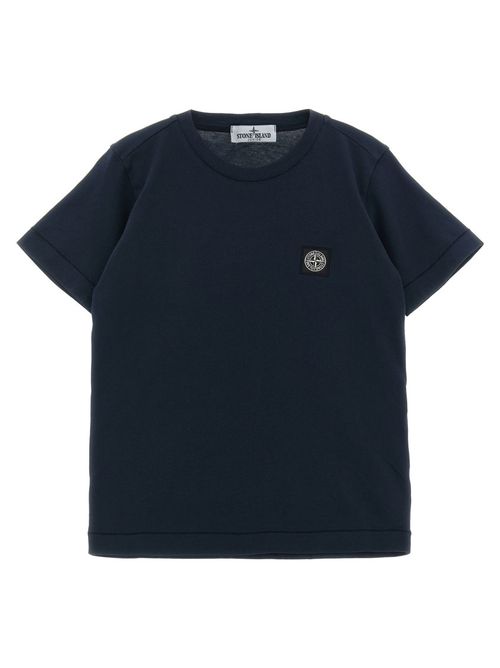 Boy Navy Blue Logo T-Shirt