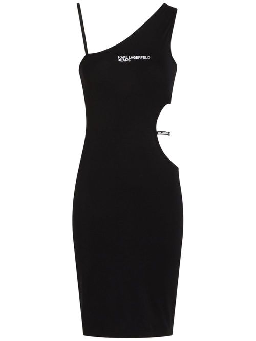Cut-out tank minidress - Black