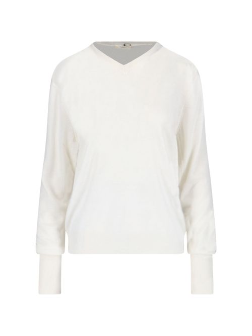 Soft Natural Wool & Silk Cashmere Sweater