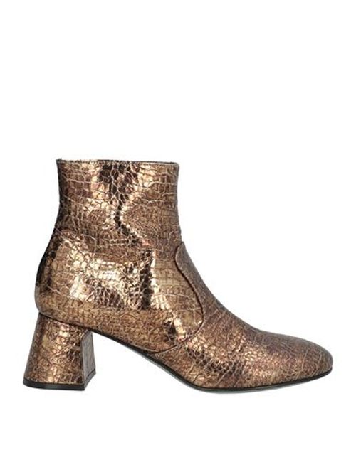 Woman Ankle boots Bronze Size 6 Leather