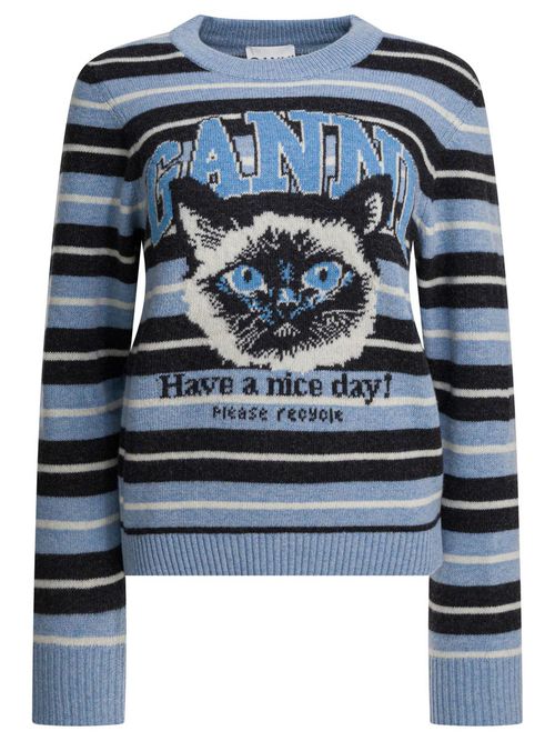 Wool Sweater With Print