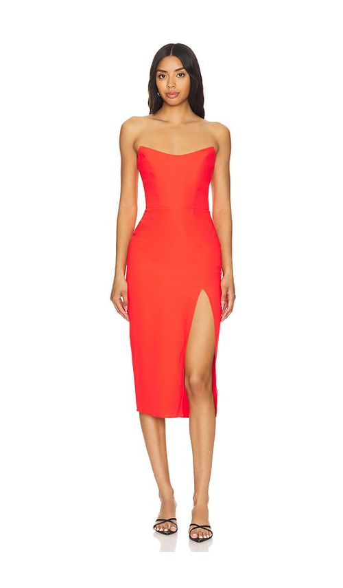 Amanda Uprichard KLEID CHAMBERLAIN in Red. Größe XS. Also in L, M