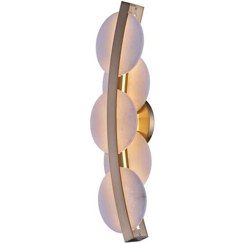 Winter Brass LED Wall Sconce from the Meridian Collection