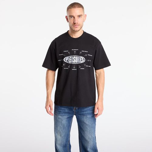 T-shirt PLEASURES Overview Logo T-Shirt Black