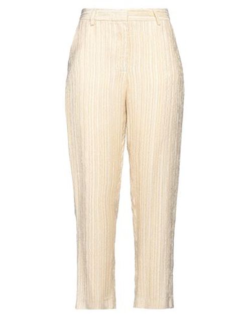 Woman Pants Beige Size 6 Viscose