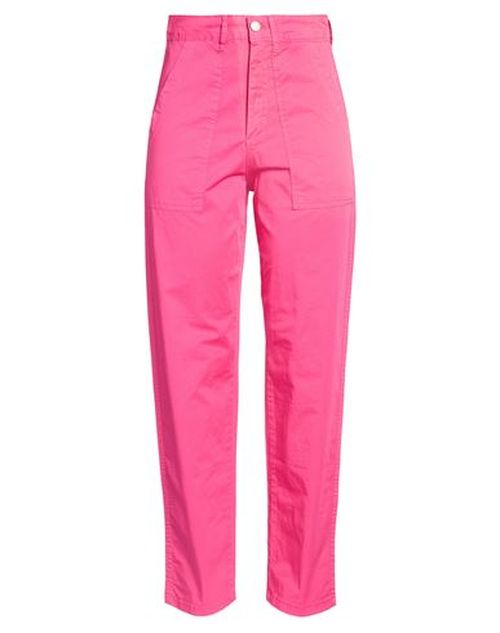 Woman Pants Fuchsia Size 8 Cotton, Elastane