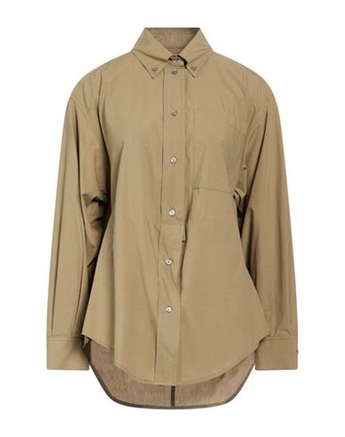 Woman Shirt Khaki Size 6 Cotton