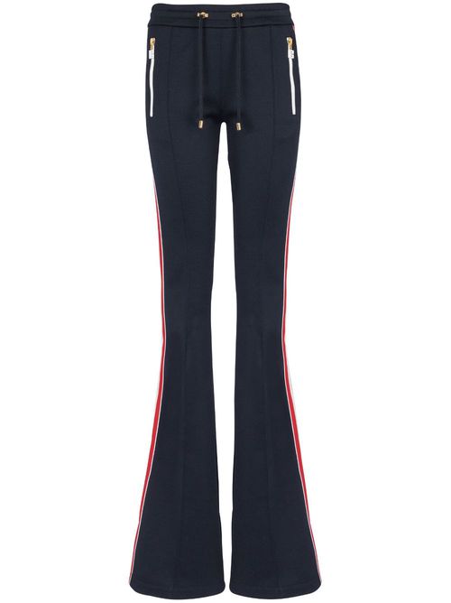 Stripe-detail flared trousers - SJV
