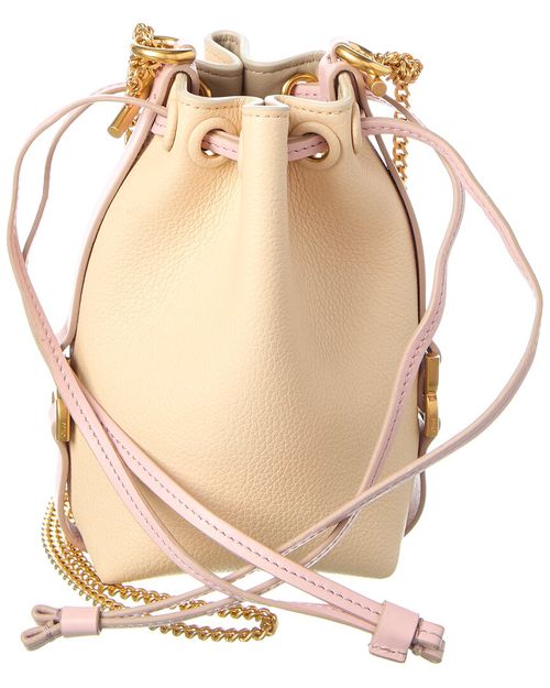Marcie Micro Leather Bucket Bag
