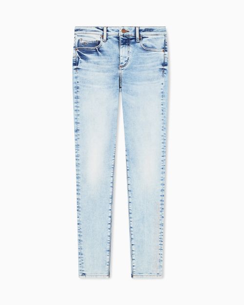 Super Skinny Stretch Denim Jeans with Details
