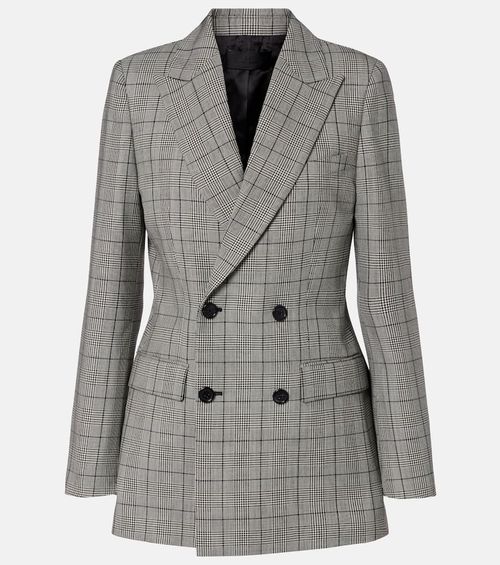 Weston plaid virgin wool blazer