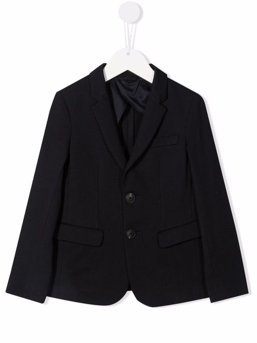 Single-breasted blazer jacket - Blue