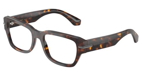 Dolce & Gabbana DG3408 502 Men's Eyeglasses Tortoiseshell Size 54 - Blue Light Block Available