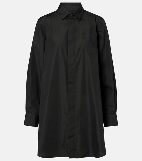 Poplin shirt dress