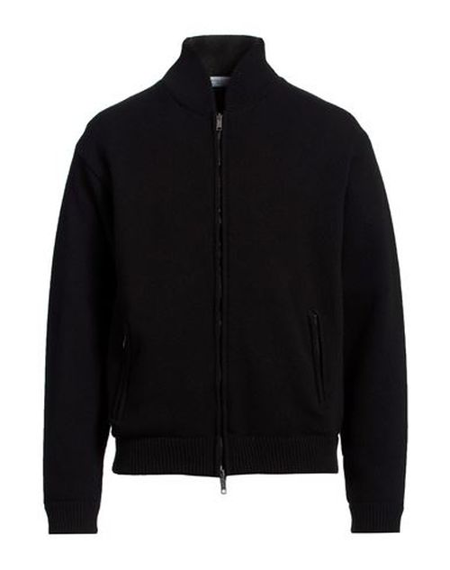 Man Jacket Black Size M Merino Wool, Cashmere