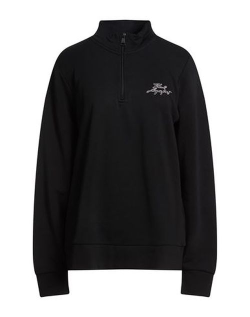 Woman Sweatshirt Black Size XS Organic cotton