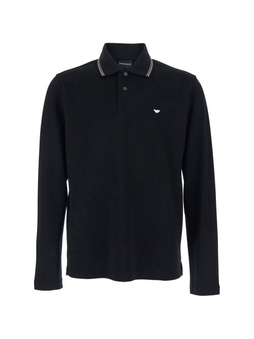 Logo cotton polo shirt