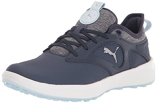 Puma Golf Women's Ignite Malibu WMNS Golf Shoe, Puma White-Puma Silver-Lucite, 8