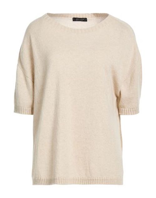 Woman Sweater Sand Size 8 Cashmere