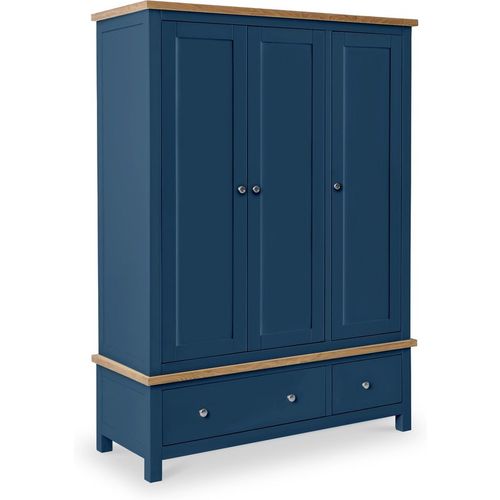 Farro Triple Wardrobe with Drawers | Grey, White & More | Roseland
