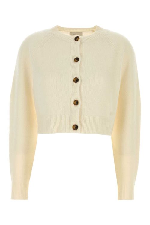 Cashmere Cardigan — Beige