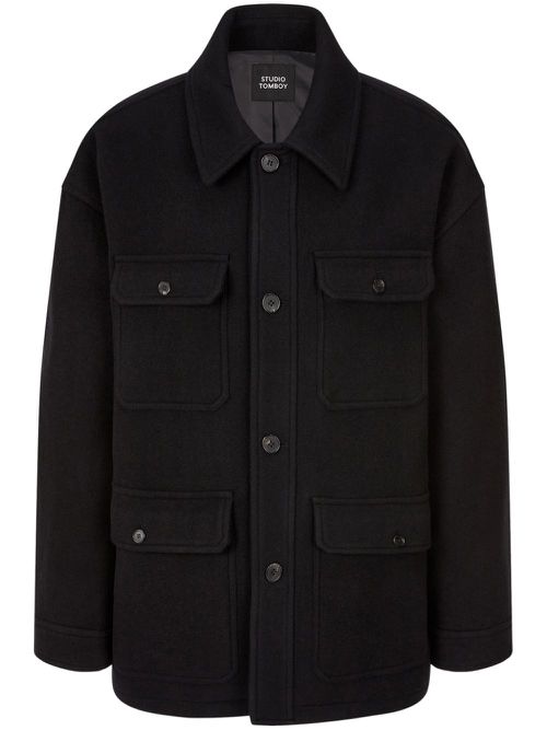 Shirt jacket - Black