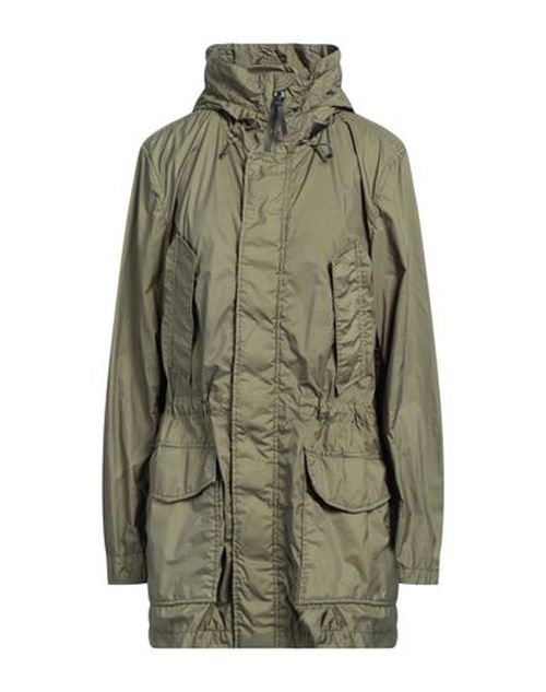 Woolrich Woman Overcoat & Trench Coat Military green Size L Polyamide