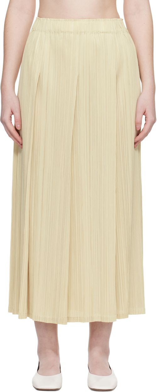 Beige Monthly Colors December Maxi Skirt