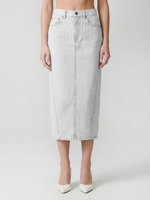 Skirt Woman color Gnawed Blue