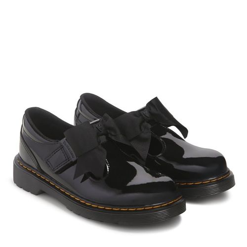 Kids' Polley Bow Mary Jane Little Kid Shoes (Black Patent)