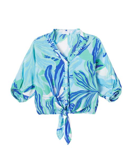 Azia printed blouse