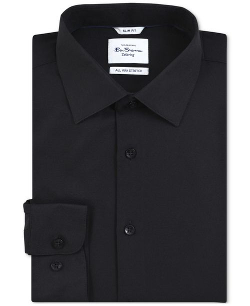 Men's Slim-Fit Shirt - Black