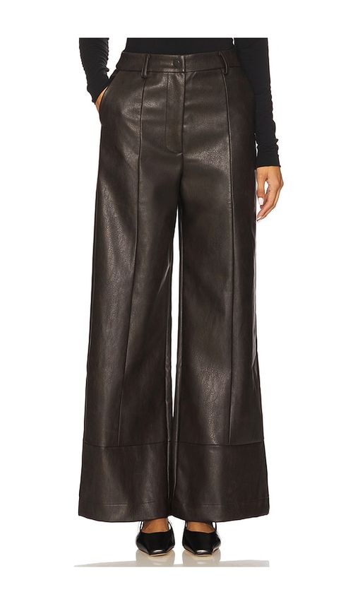 Bardot Marlowe Faux Leather Pant in Dark Choco. 12 also , 2, 6