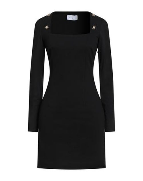 Woman Mini dress Black Size 2 Rayon, Polyamide, Elastane, Polyester