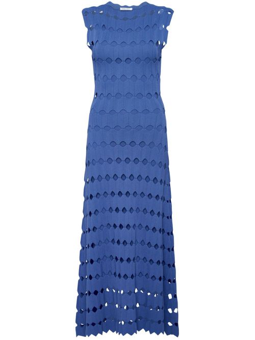 Quinlan cut-out detailed dress - Blue