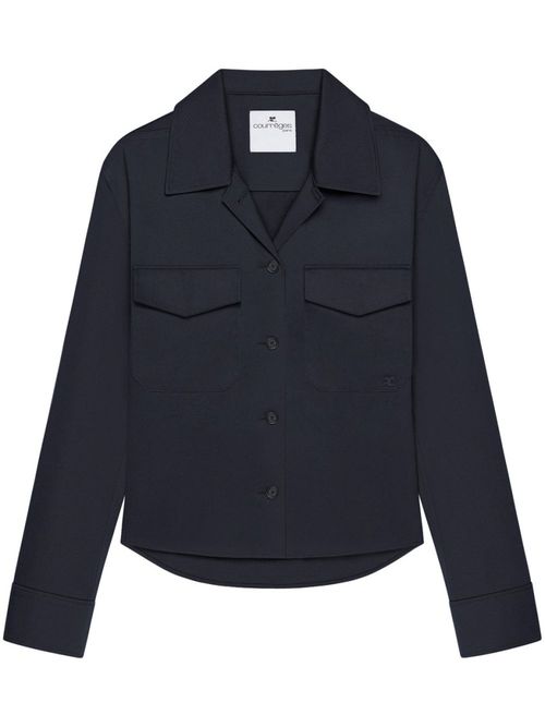 Navy Blue cotton shirt