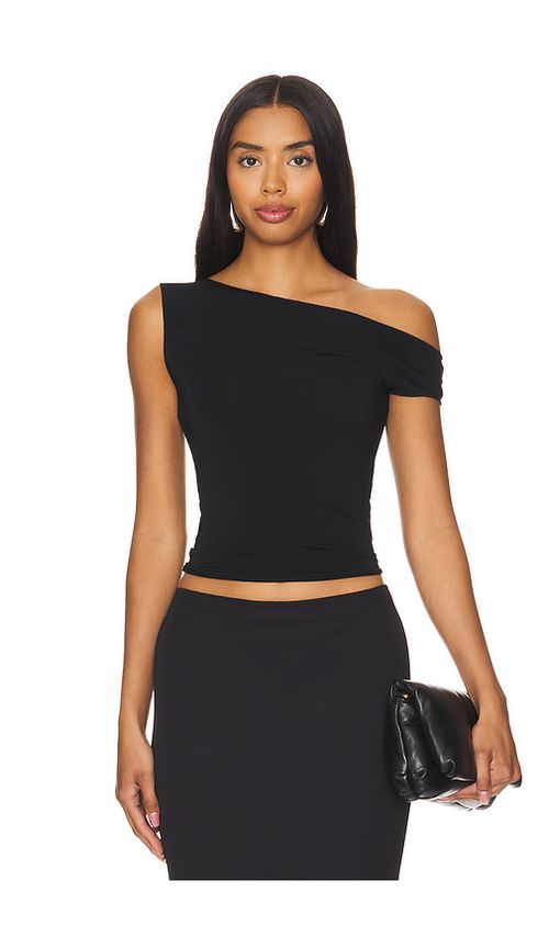CLYQUE Emily Top in Black. L. Also in