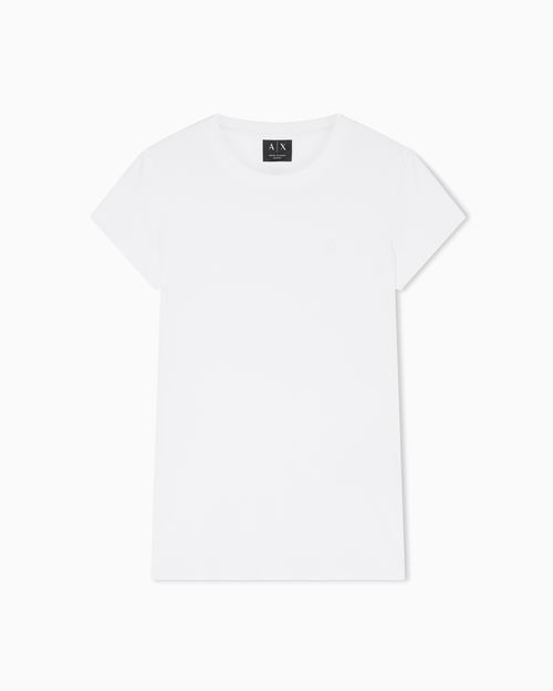 Slim fit T-shirt in stretch cotton jersey