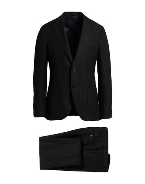 Man Suit Black Size 42 Wool, Linen