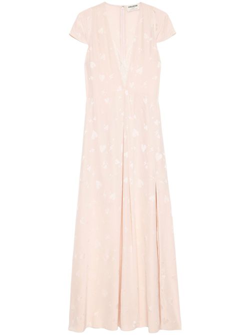 Ravir silk maxi dress - Neutrals