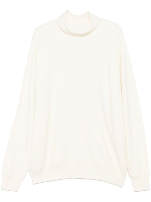 Smooth sweater - White