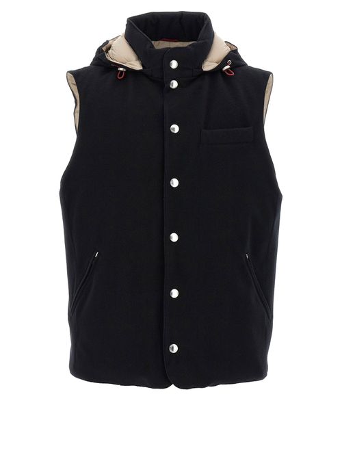 Padded Wool Vest
