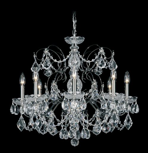 Century 8-Light Chandelier in Gold