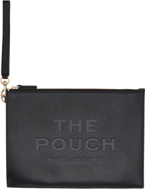 Marc Jacobs Black 'The Leather Large' Pouch