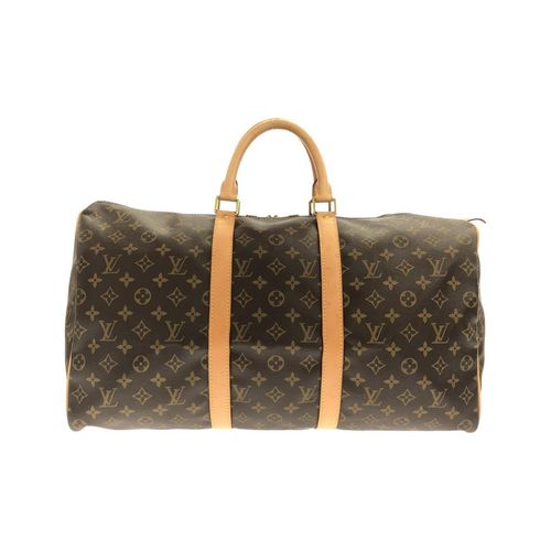 Louis Vuitton Marron Coated Canvas Boston Bag Pre-Owned